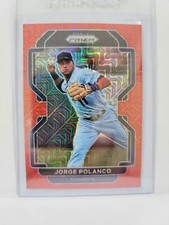 2022 Prizm Tier III Base Red Mojo #263 Jorge Polanco /149 - Minnesota Twins