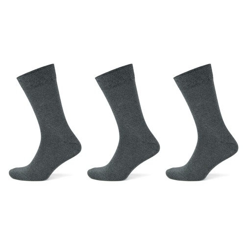 Mens Black Cotton Socks 6 pairs multipack plain black socks luxury