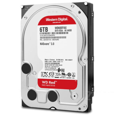 For Western Digital 6TB WD60EFAX 5400 RPM SATA 6Gbs 3.5
