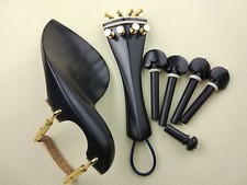 New top ebony Luthier violin parts 4/4 full size Violin Accessories