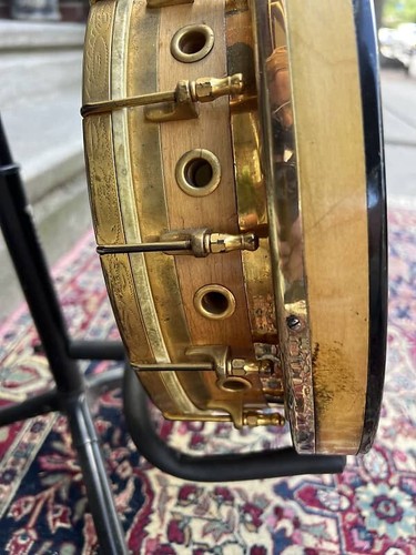 Antiguo banjo tenor Gretsch Orchestrella 1926 con original Estuche *Restauración Pro* - Imagen 18 de 22