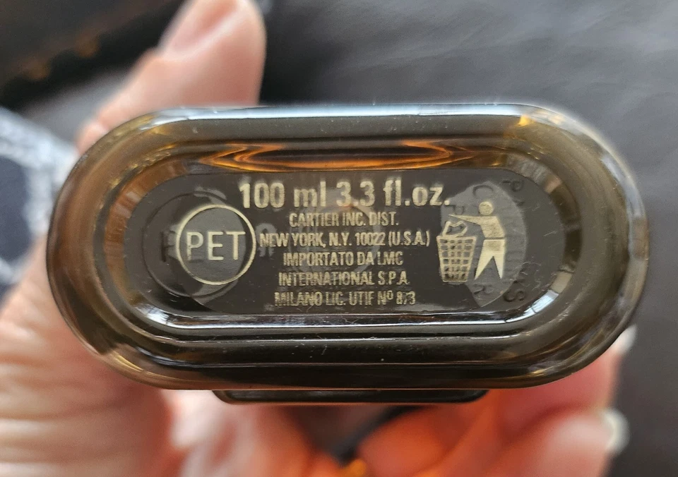 Santos De Cartier Vintage Para Hombre 3.3oz Calmante Después del Afeitado Muy Raro. 90% Completo Foto 4 de 4