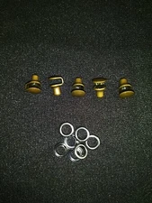 SPEED POST BOOT LACE HOOKS - REPAIR/CAMP/HIKE/CLIMB -  HEAVY DUTY  (9mm)