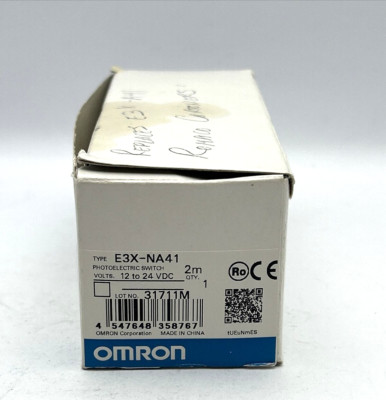 Omron E3X-NA41 Photoelectric Optical Fiber Sensor Switch (US SELLER) *NEW*