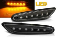Paar Blinker Repeater Bmw 3Er E46 Limousine Ab 2001 Bis 2005 Schwarz Led