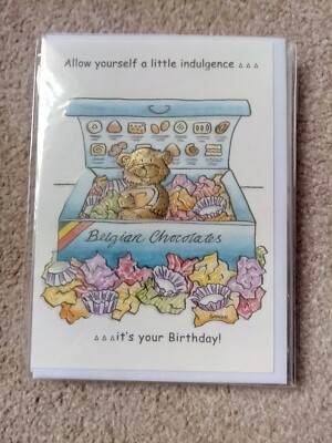 Gönnen Sie sich ein wenig Genuss It's Your Birthday Humor Bär Gold ihn sie 