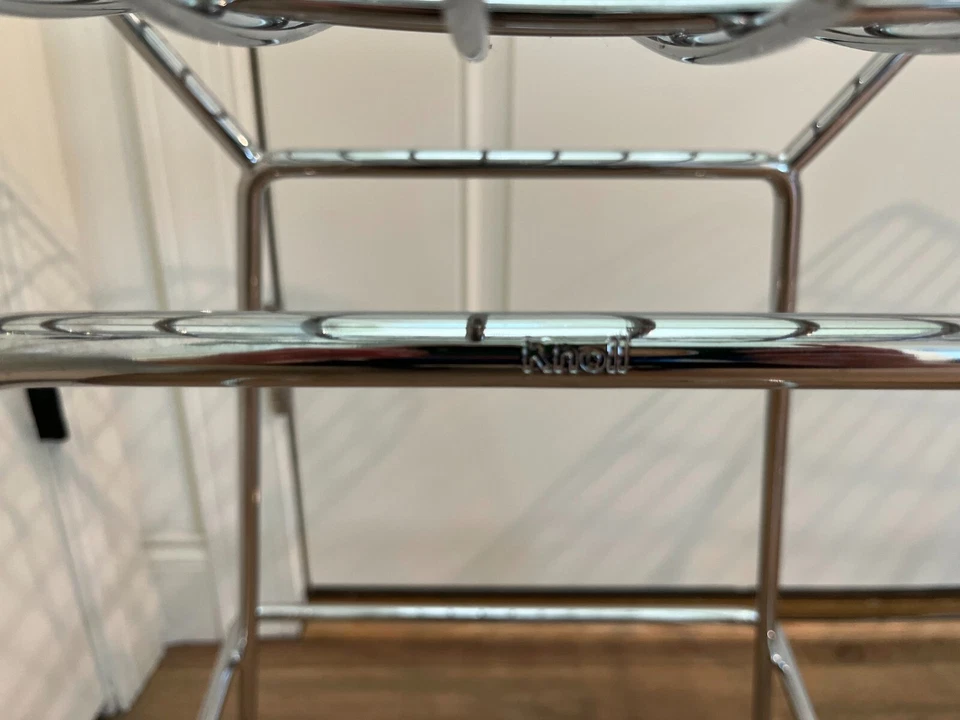 Knoll Bertoia Chrome MCM Side Chairs 4 years old - Image 4 of 4