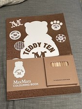 Max Mara TEDDY TEN Coloring Book w/ Stickers - VIP Gift - NEW Fast Ship 