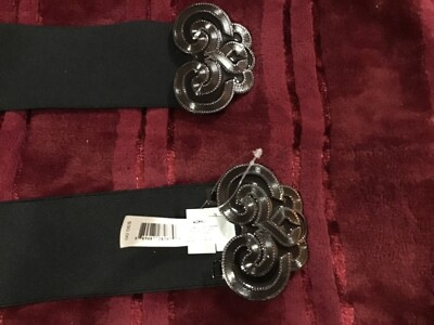 Kohls style black belt AAPA342905 black 1X new with tags | eBay