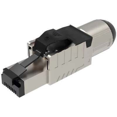 Netzwerkstecker RJ45 Stecker Cat8 CAT8.1 1x Steckverbinder werkzeuglos geschirmt