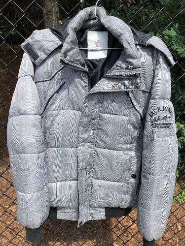 Jack Jones Men's Size XXL Puffer Bomber Hooded Jacket Plaid 2XL - Picture 2 of 12