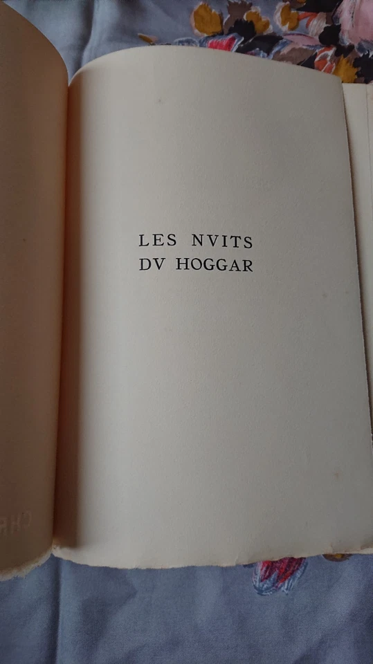 Les Nuits du Hoggar – Poèmes Tovarègues (1926) – Édition d’art numérotée - Photo 3/4