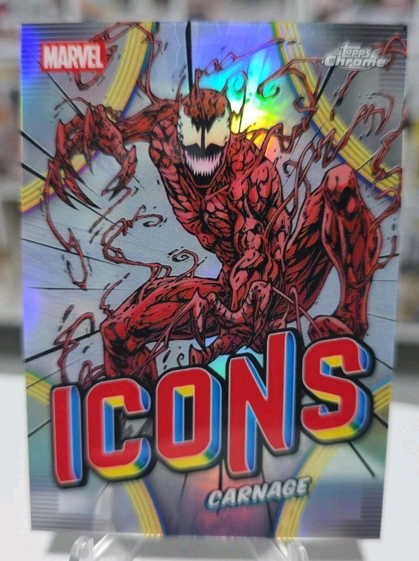 2026 Topps Chrome Marvel -ICONS- Carnage MI-02