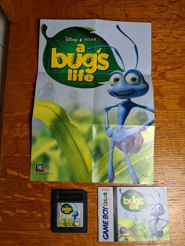 A Bug’s Life Game Boy Color – Complete with Manual and Poster – Tested