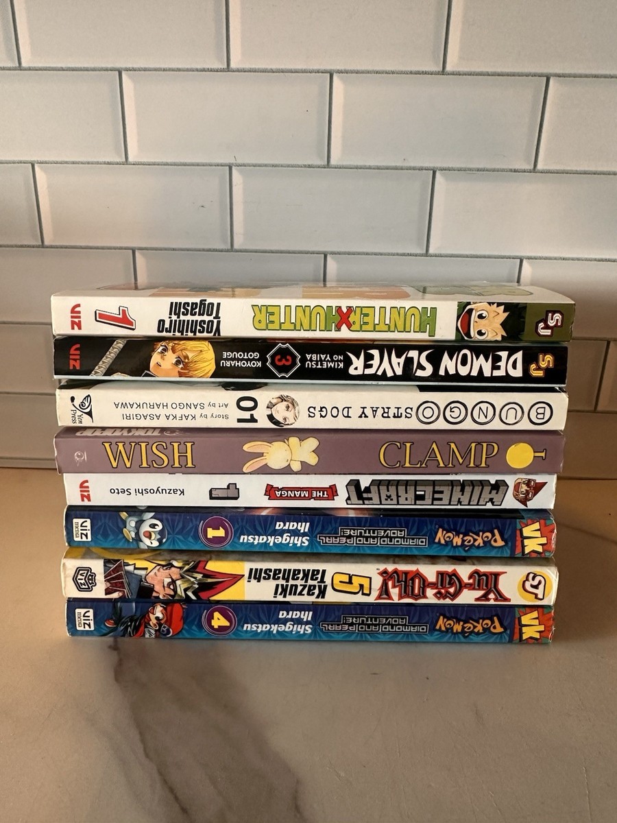 Manga Lot of 8 Anime Mixed Books (244) | eBay