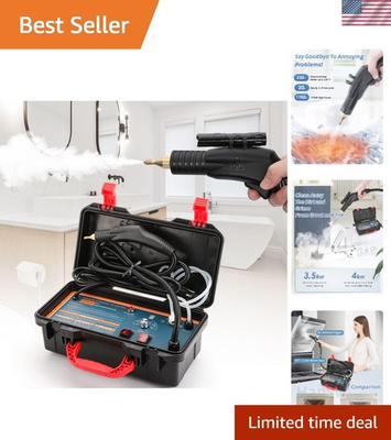 #ad High Pressure Steam Cleaner 1700W Portable Heavy Duty Handheld Tile Car Bathroom $382.71