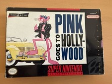 Pink Panther Goes to Hollywood (Super Nintendo) SNES - Game And Box