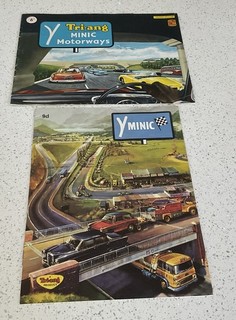 Two Tri ang Mimic Slot Car Motorway Catalogues Excellent Condition