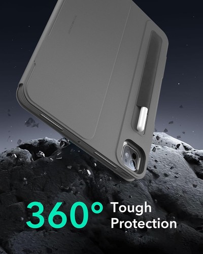 ESR iPad Pro 13 inch Case 2024 M4 Removable Magnetic Cover 9 Stand Angle Grey - 第 8/10 張圖片