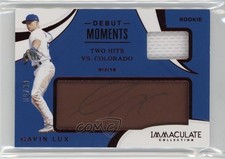2020 Panini Immaculate Dark Brown Leather 2/49 Gavin Lux Rookie Auto RC 1j8q