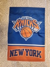 New York Knicks 12X18 Inch Double Sided NBA Basketball Garden Flag