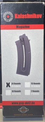   Kalashnikov   22 LR GERMAN 24 Round magazine clip Caliber NEW IN BOX  