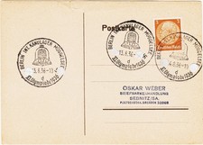 Ganzsache Deutsches Reich 1936 Postkarte mit Sonderstempel