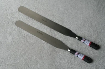 Krampouz Crepewender SET 35 und 40 cm Wendemesser Profi Crepe Teigwender Spatula - Bild 1 von 2