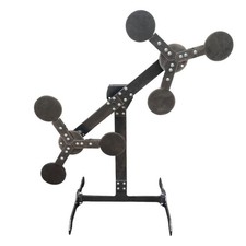 AR500 Portable Cyclone Texas Star Reactive Steel Shooting Target - 6in Paddles