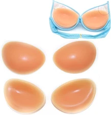 Majurphy Silicone Bra Inserts Pads,Non-adhesive Padding Insert, Boombas... 