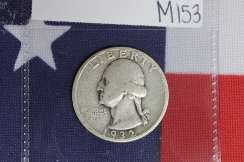 1932-D Silver Washington Quarter - Good Condition (M153)