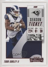 2018 Panini Contenders Red Zone Todd Gurley II #46 0b3