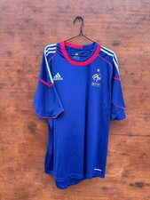 FRANCE TEAM 2009/2010 TRAINING FOOTBALL SHIRT ADIDAS SIZE XL ADULT FORMOTION