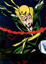 2021 SkyBox Metal Universe Marvel Spider-Man #135 Iron Fist