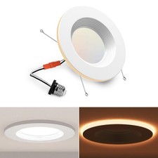 1 Pack 5/6 Inch LED Can Lights with Night Light, 5CCT Retrofit Recessed Light...