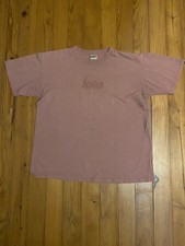 Vintage Boston Massachusetts Pink Tourist T Shirt Anvil USA Large Made in USA