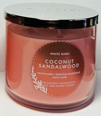 COCONUT SANDALWOOD  3 Wick CANDLE   Bath & Body Works