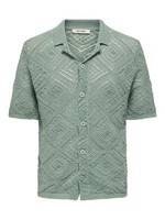 Only & Sons Male Strick-Shirt Onskolmar Strickjacke