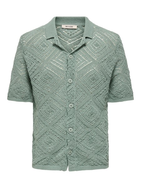 Only & Sons Male Strick-Shirt Onskolmar Strickjacke-image