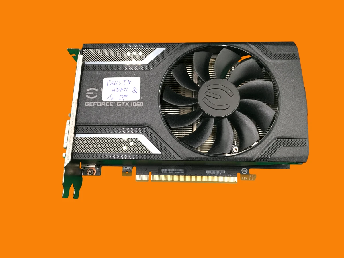Carte Graphique EVGA Nvidia GeForce GTX 1060 6Go GDDR5 - PCI-E