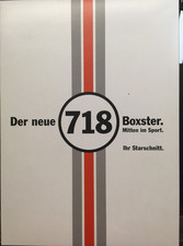 Porsche 718 Boxster Starschnitt Originalzustand