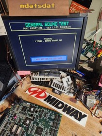 NBA MAXIMUM HANGTIME PCB JAMMA ARCADE BOARD REV L1.03 MINIMAL SPRITE ISSUES.  