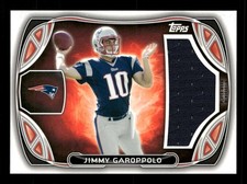 2014 Topps Jimmy Garoppolo -JG Rookie Jumbo Relics New England Patriots TV2169