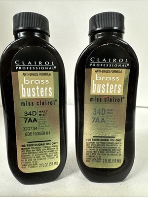 3 PACK Miss Clairol Professional Conditioning Color 34D MED SMOKEY BLONDE  2oz