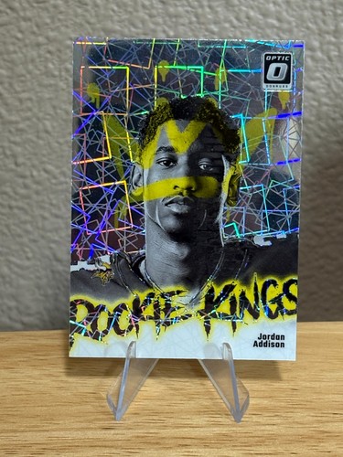 2023 JORDAN ADDISON PANINI DONRUSS OPTIC ROOKIE KINGS CASE HIT SSP #17 VIKINGS