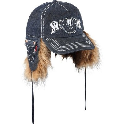 Supreme True Religion Earflap 5 Panel Navy FW25 Size S/M