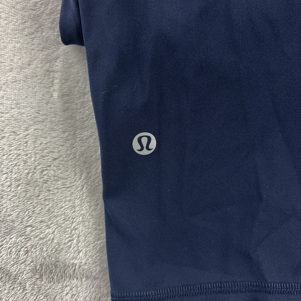 Lululemon Swift Speed High Rise Leggings Womens Size 6 Navy Nulux Pocket Crop - Image 4 of 4