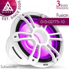Fusion SG-SL123SPW 12" 3i Round Marine Subwoofer│CRGBW LED│1400W│4Ω│White│InUK