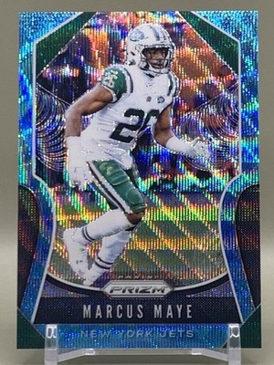 2019 Panini Prizm #33 Marcus Maye Blue Wave /199 - New York Jets