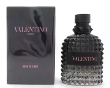 Uomo Born In Roma by Valentino 100ml 3.4 fl oz EDT Cologne Spray New In Box